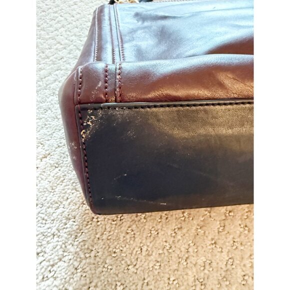 DVF Diane Von Furstenberg Faux Fur Charlotte Harper Leather Shoulder Bag - Picture 6 of 14